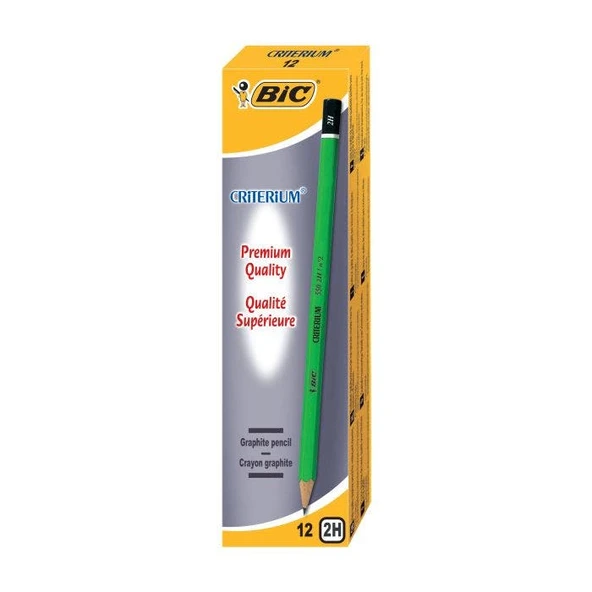 Bic Kurşun Kalem Criterium 2B 550 857585 (12 Li Paket) ürün görseli 1