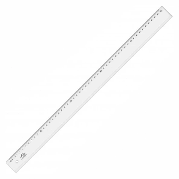 Hatas Plastik Öğrenci Cetveli Ekonomik 50 Cm 169 (25 Li Paket) ürün görseli 1