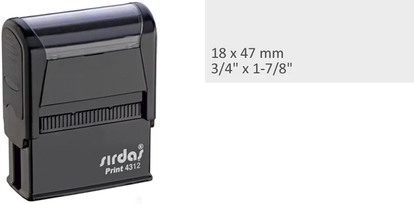 Sırdaş 4314 Standart Boş Kaşe Otomatik 30X70Mm ürün görseli 1