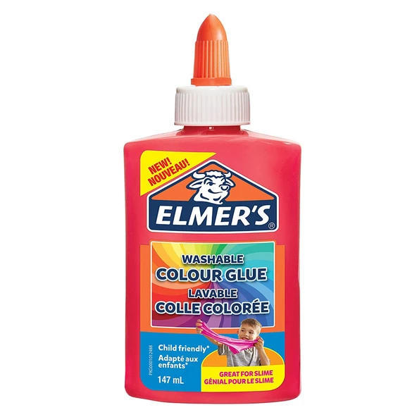 Elmers Mat Renkli Slime Yapıştırıcı Pembe 147 ML 2109491 ürün görseli 1