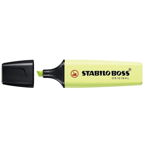Stabilo Boss Fosforlu Kalem Original Pastel Açık Yeşil 70/133 (10 Lu Paket) ürün görseli 1