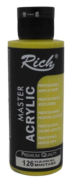 Rich Akrilik Boya 120 Cc Hardal 120-126 ürün görseli 1
