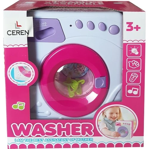 Ctoy Oyuncak Işıklı Pilli ve Sesli Çamaşır Makinası LS820G10 ürün görseli 1