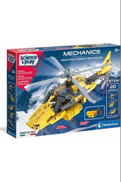 Clementoni Oyuncak Mekanik Laboratuvarı Kurtarma Helikopteri Cle-75063Tr ürün görseli 1