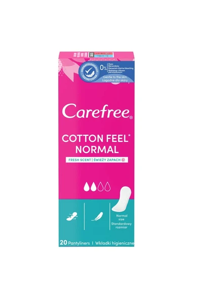 Cotton Feel Fresh Günlük Ped 20'li ürün görseli 1