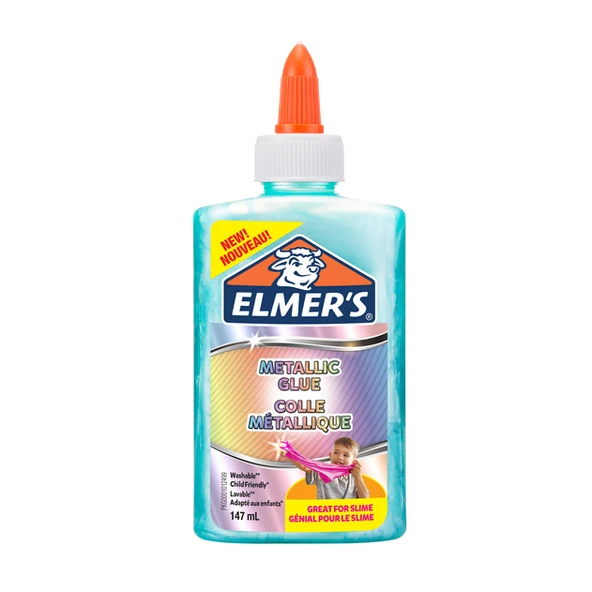 Elmer S Metalik Sıvı Yapıştırıcı Açık Yeşil 147 Ml (Slime Yapıştırıcı) 2109493 ürün görseli 1