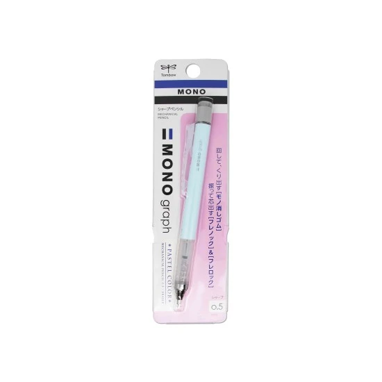 Tombow Versatil Kalem Mono Graph Pastel 0,5 Mm Blister Paket Buz Mavi LV-T-DPA-136A ürün görseli 1