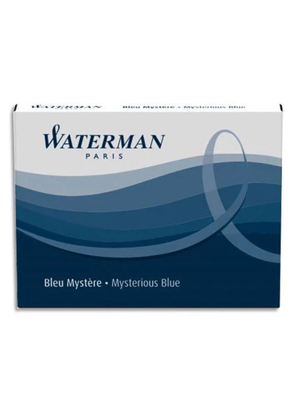 Waterman Dolma Kalem Kartuşu 8 Li Siyah/Mavi S0110910 ürün görseli 1