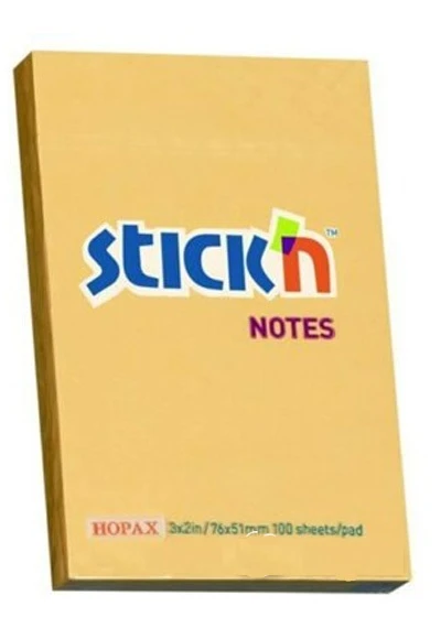 Hopax Stickn Yapışkanlı Not Kağıdı 76X51 Pastel Kavun İçi 100 Yaprak 4-2139 (12 Li Paket) ürün görseli 1