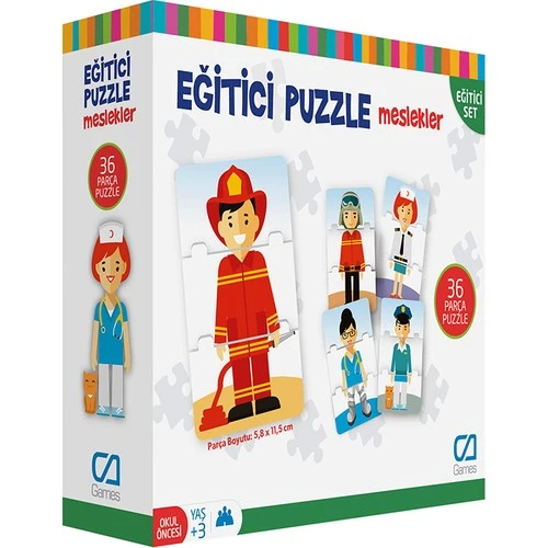 CA Games Ca Eğitici Oyun Kartları Puzzle Meslekler 5030 ürün görseli 1