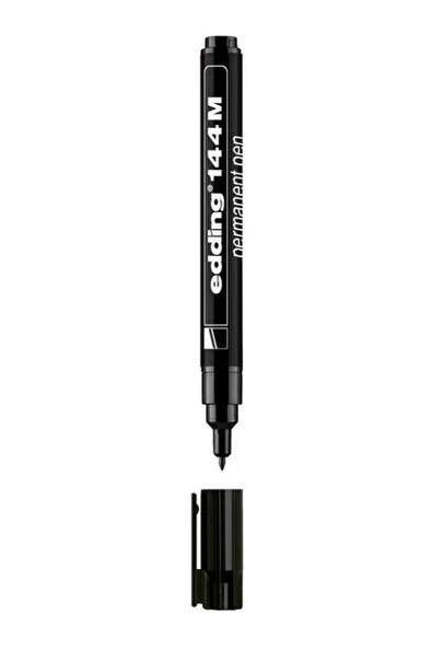 Edding Asetat Kalemi Permanent Siyah 144M (10 Lu Paket) ürün görseli 1