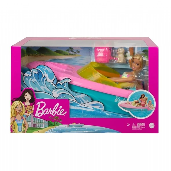 Mattel Oyuncak Barbie Bebek ve Teknesi Oyun Seti Grg30 ürün görseli 1
