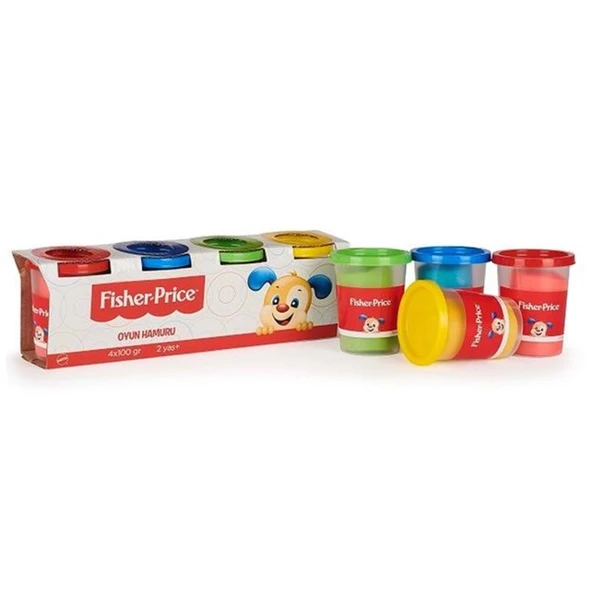 Fisher Price Oyun Hamuru 4 Lü 4X100 Gram Gpn20 ürün görseli 1