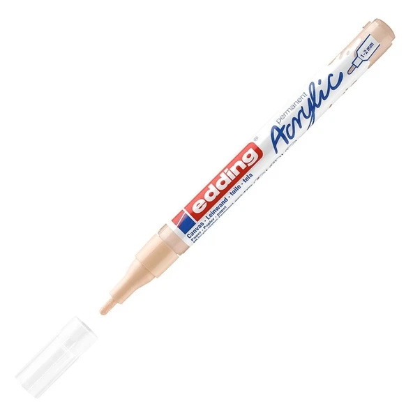 Edding Markör Kalem Akrilik İnce Uçlu Bej 255 (10 Lu Paket) ürün görseli 1