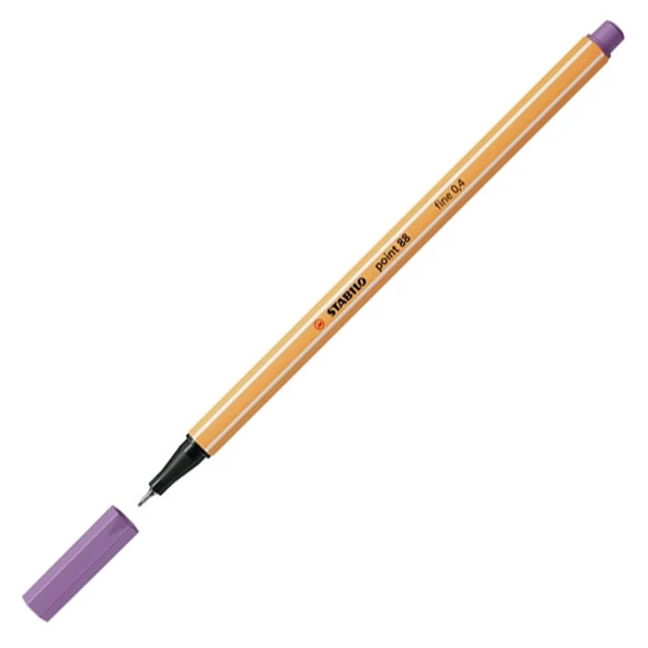 Stabilo Keçe Uçlu İnce Kalem 0,4 Mm Gri Menekşe 88/62 (10 Lu Paket) ürün görseli 1