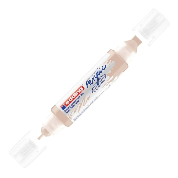 Edding Akrilik Kalem 3D Double Liner Bej 255 (5 Li Paket) ürün görseli 1