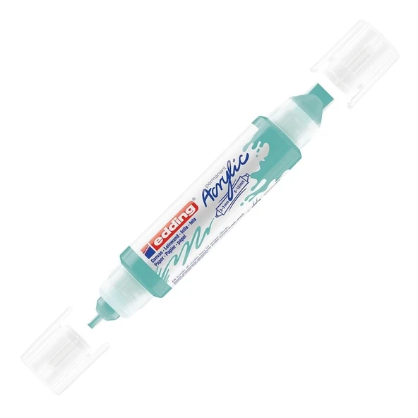 Edding Akrilik Kalem 3D Double Liner Parlak Turkuaz 934 (5 Li Paket) ürün görseli 1