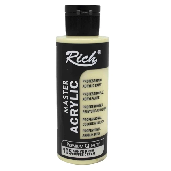 Rich Akrilik Boya 120 Cc Coffe Cream 105 ürün görseli 1