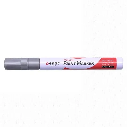 Penac Markör Paint Boya Kalemi Gümüş Yuvarlak Uçlu 2-4Mm OT0140-SV (12 Li Paket) ürün görseli 1