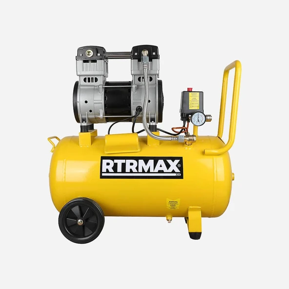 RTM735 Sessiz Hava Kompresörü 50 Lt 1.50 Hp / 1.10 Kw 8 Bar ürün görseli 1