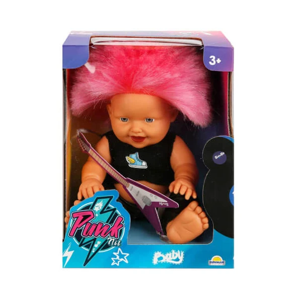 Sunman Oyuncak Bebek Nil Punk Renkli Saçlı 23Cm S00020050 (Karışık Model 1 Adet) ürün görseli 1