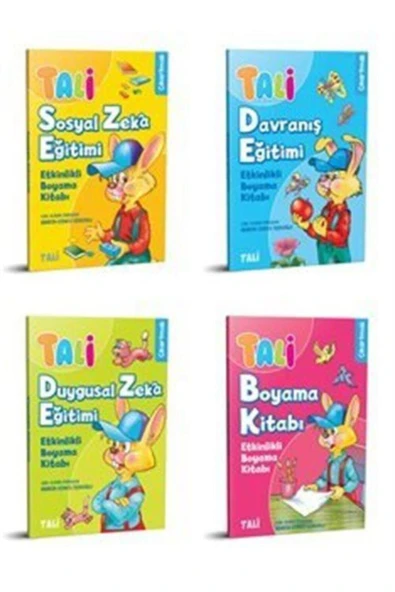 Ema Tali Etkinlikli Boyama Seti (4 Kitap) ürün görseli 1