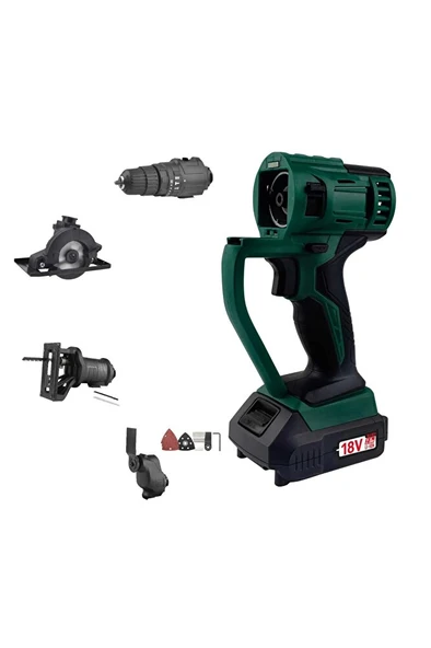 Kl Pro Klms18-20 18volt/2,0ah Li-ion Çift Akülü Vidalama Multi Set ürün görseli 1