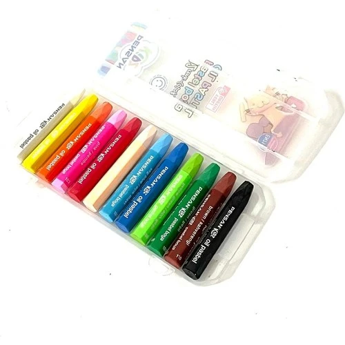 Pensan Kidz Pratik Kutulu Pastel Boya 12 Renk PE99967PB12PL ürün görseli 1