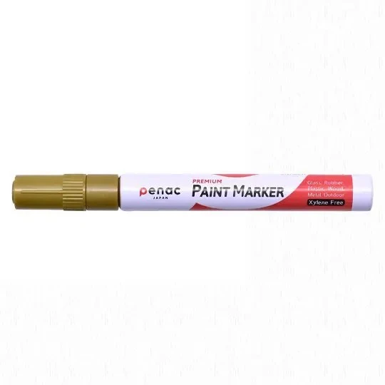 Penac Markör Paint Boya Kalemi Altın Yuvarlak Uçlu 2-4Mm OT0140-GD (12 Li Paket) ürün görseli 1