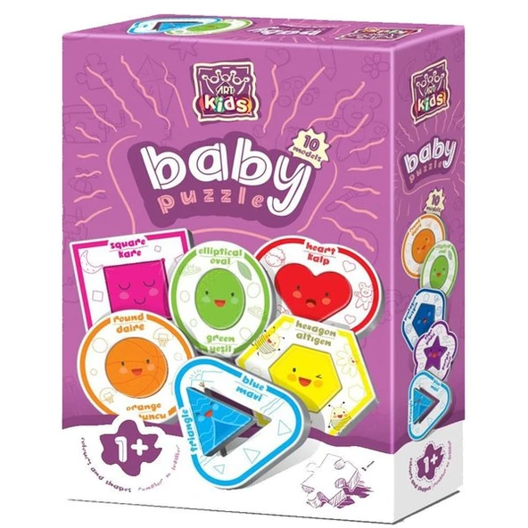 Art Puzzle Renkler ve Şekiller Baby 10 Model 20 Parça Puzzle 5823 ürün görseli 1