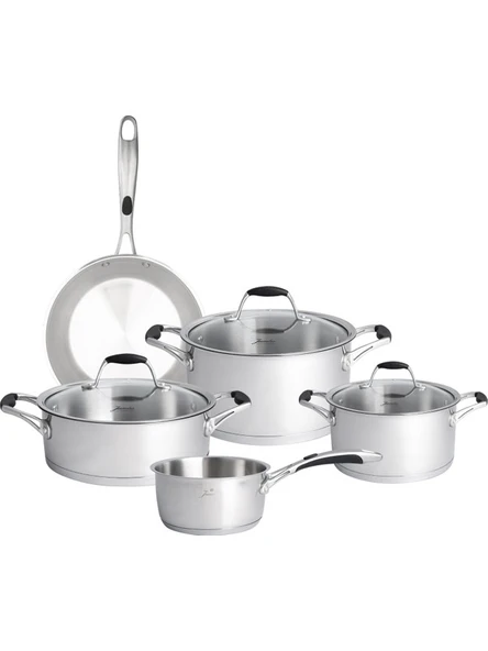 Jumbo New Stella 8 Parça Çelik Tencere Seti - Resim 2