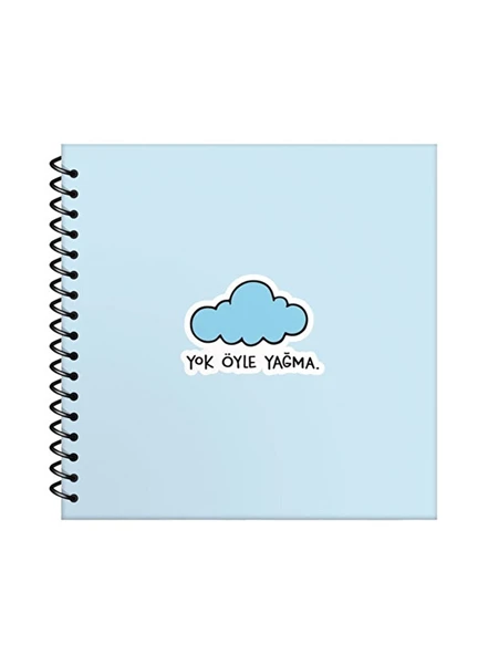 Stickerlı Not Defteri Spr. Sert Kapak Hisli Şeyler 16X15Cm 50 Yp Çizgili 500550-99 (6 Lı Paket) ürün görseli 1