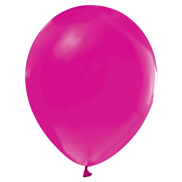 Nedi Balon Düz Renk Fuşya Pm-72099 (100 Lü Paket) ürün görseli 1