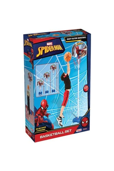 Dede Oyuncak Spiderman Ayaklı Basketbol Seti 03404 ürün görseli 1