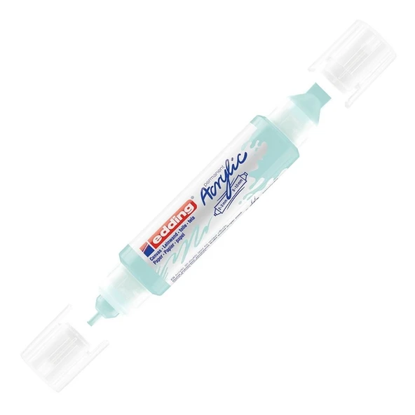 Edding Akrilik Kalem 3D Double Liner Pastel Mavi 916 (5 Li Paket) ürün görseli 1
