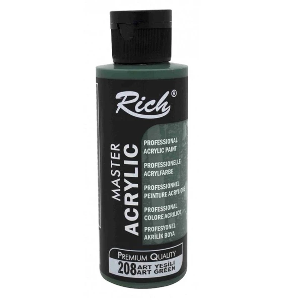 Rich Akrilik Boya 120 Cc Art Yeşili 208 ürün görseli 1