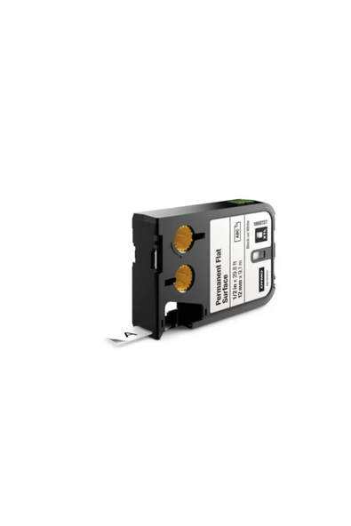 Dymo Xtl Sabit Polyester Etiket Düz Yüzey,12Mmx 9,1 M, Beyaz/Siyah 1868737 ürün görseli 1