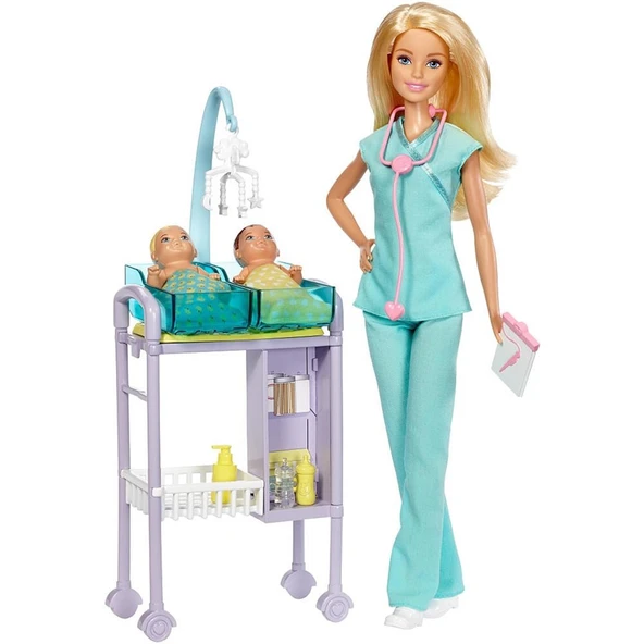 Mattel Oyuncak Barbie ve Meslekleri Oyun Setleri (Karışık Model 1 Adet) Dhb63 ürün görseli 1