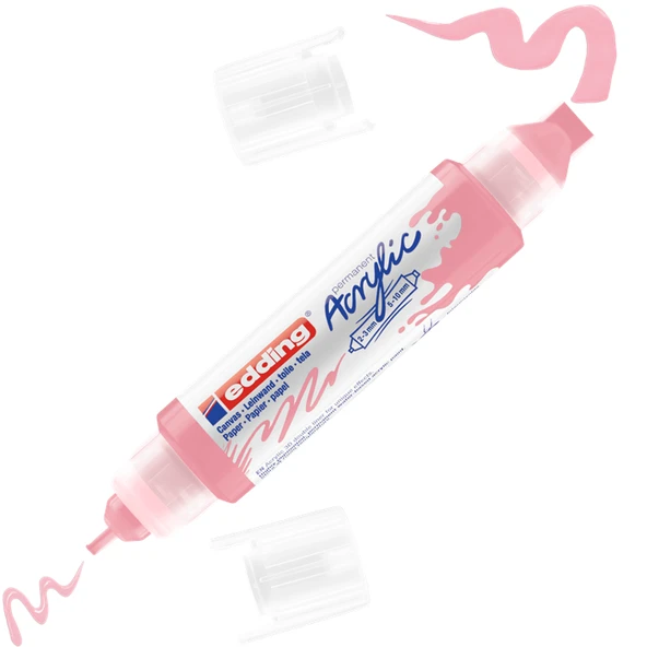 Edding Akrilik Kalem 3D Double Liner Leylak 935 (5 Li Paket) ürün görseli 1