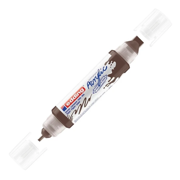 Edding Akrilik Kalem 3D Double Liner Çikolata Kahvesi 907 (5 Li Paket) ürün görseli 1