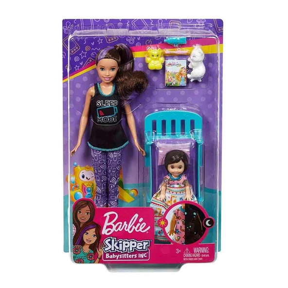 Oyuncak Barbie Bebek Bakıcısı Bebeği ve Aksesuarları Oyun Setleri FHY97 ürün görseli 1