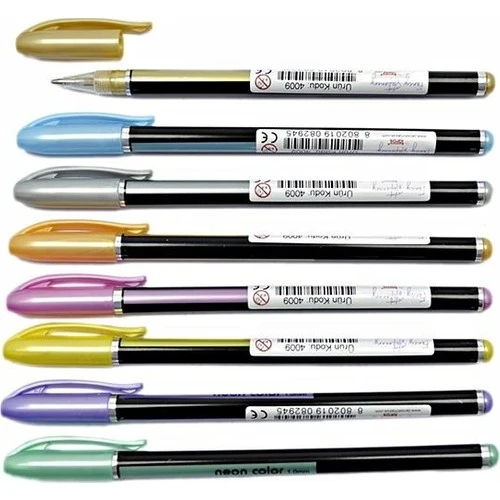 Taros Unick Color Metalize Jel Tükenmez Kalem 4441 (48 Li Paket) ürün görseli 1
