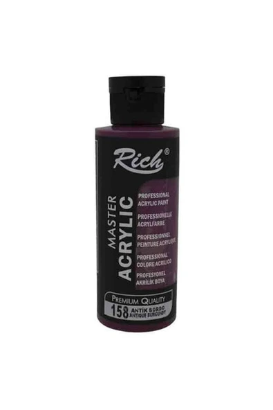Rich Akrilik Boya 120 Cc Antik Bordo 120-158 ürün görseli 1