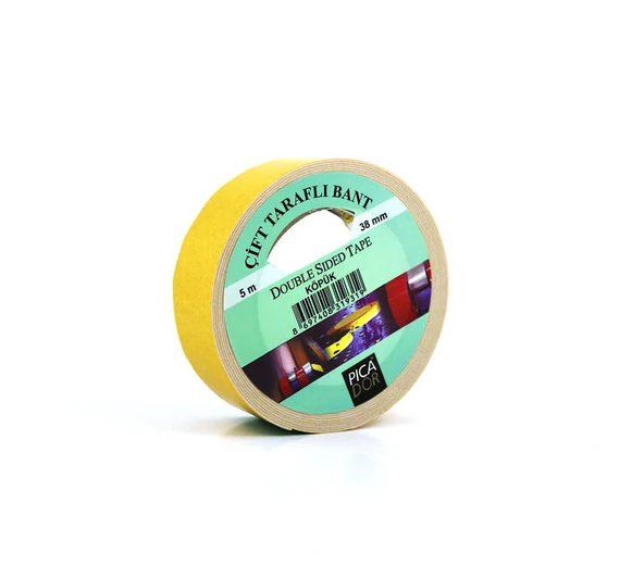 Picador Çift Taraflı Pe Köpük Bant Hotmelt Asma Bandı 38Mm X 5Mt 4301 KN004 (2 Li Paket) ürün görseli 1