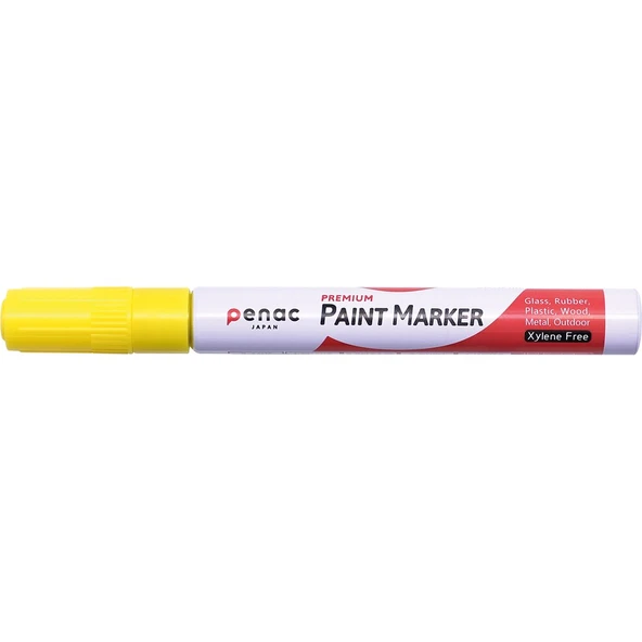 Penac Markör Paint Boya Kalemi Sarı Yuvarlak Uçlu 2-4Mm OT0140-YL (12 Li Paket) ürün görseli 1