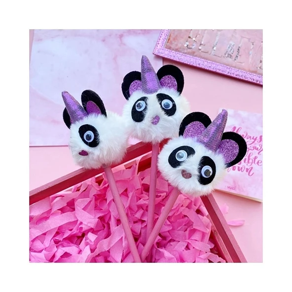 Taros Unick Color Unicorn Panda Tepeli Kurşun Kalem 5533 (24 Lü Paket) ürün görseli 1