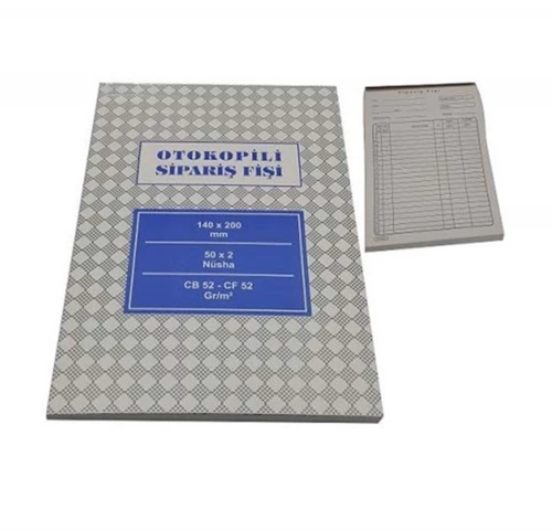 Altınyıldız Otokopili Sipariş Fişi 50 Yaprak 14X20 Cm OM078 (12 Koçan) ürün görseli 1