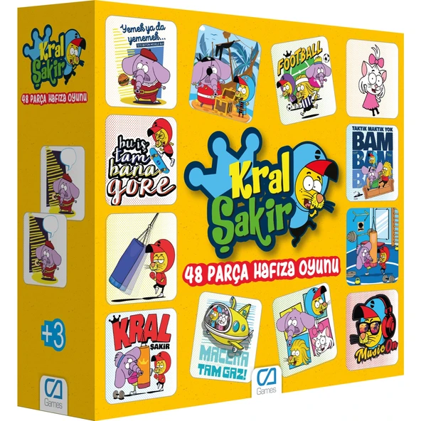 CA Games Ca Kral Şakir Memory 48 Parça Hafıza Oyunu 5112 ürün görseli 1