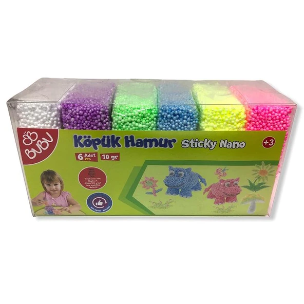 Bu-Bu Köpük Hamur 6X10 Gram HA0004 ürün görseli 1