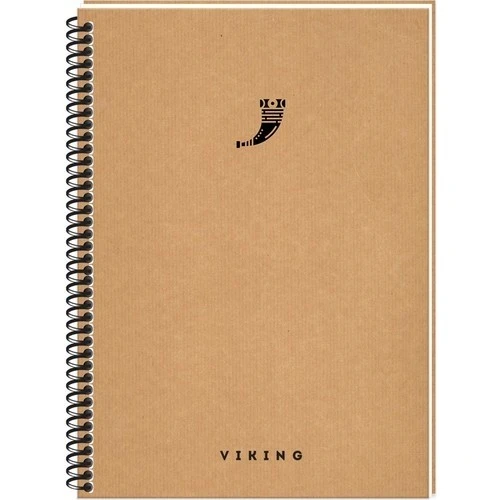 Keskin Color La Plume Viking 17X24Cm 100 Yaprak Çizgili Spiralli Sert Kapak Not Defteri 417955-99 ürün görseli 1